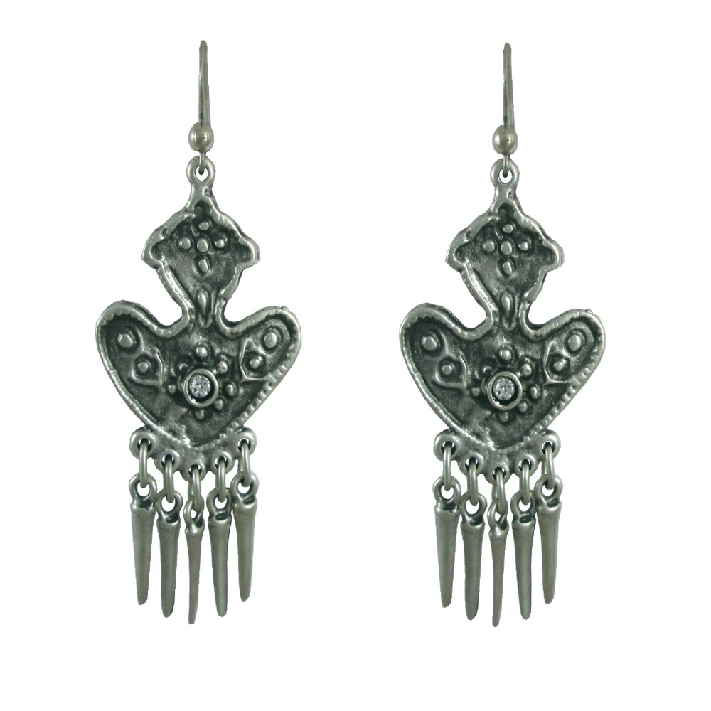Turkish Silver Dangle Earrings (23) ~ 925 Hooks
